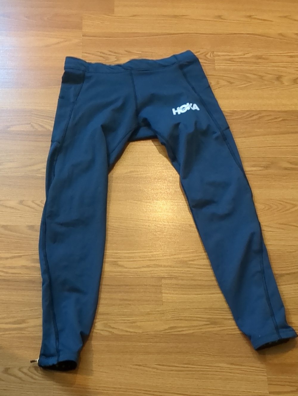 rabbit x HOKA One One Pocket Tight Running Leggings Navy Blue Trail Pants Men M